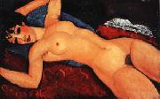 Amedeo Modigliani Nude (Nu Couche Les Bras Ouverts) oil on canvas